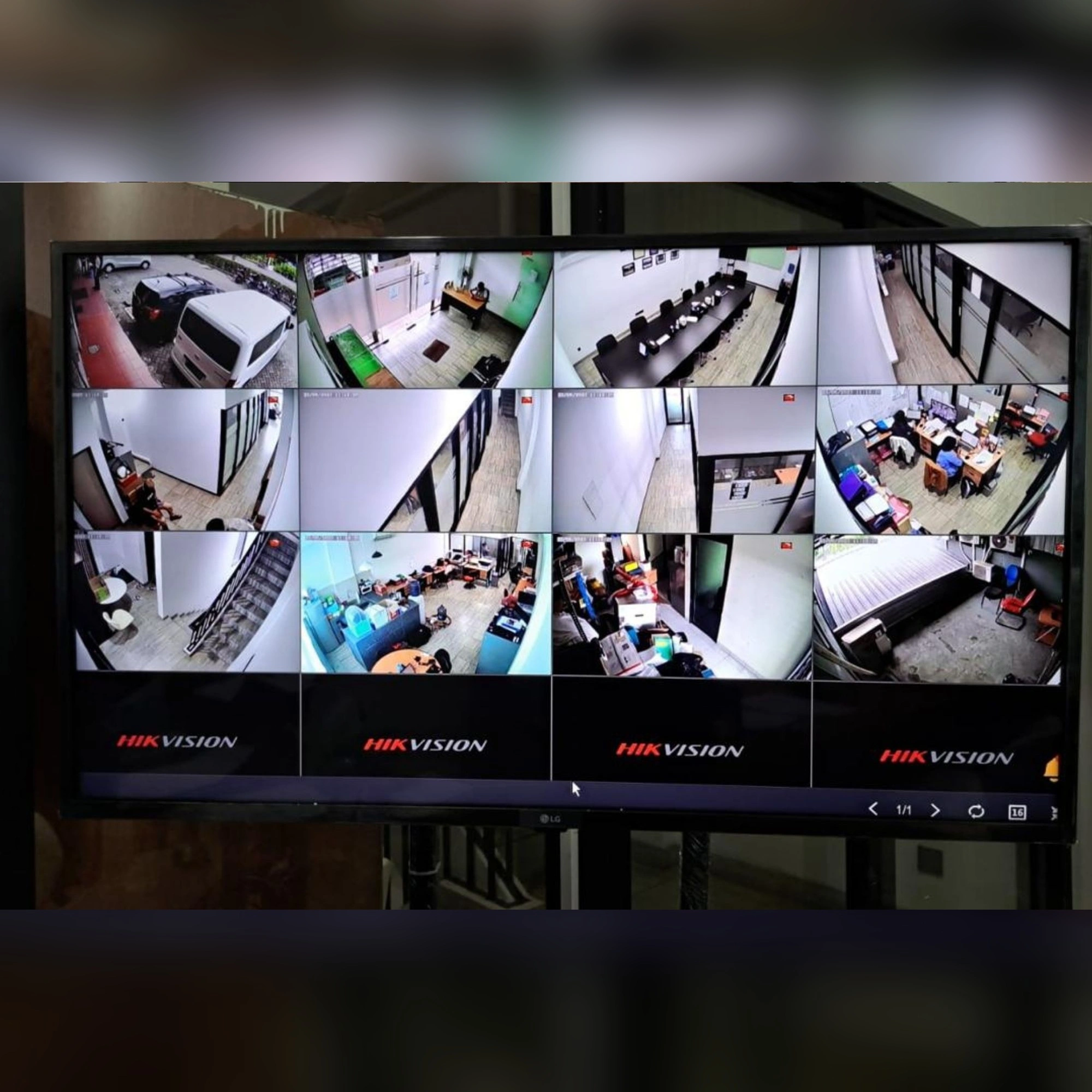 Perbaikan CCTV tidak tampil